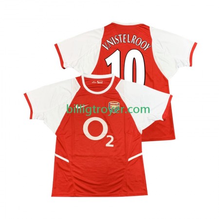 Billige Fotballdrakter Arsenal Ruud van Nistelrooy 10 2003 Retro Hjemmedraktsett 2002 Kortermet